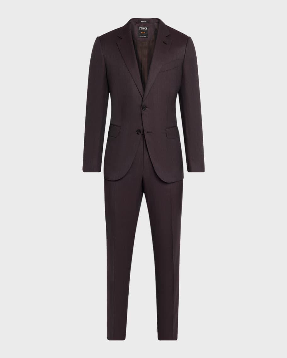 Mens Centoventimila Wool Suit Product Image