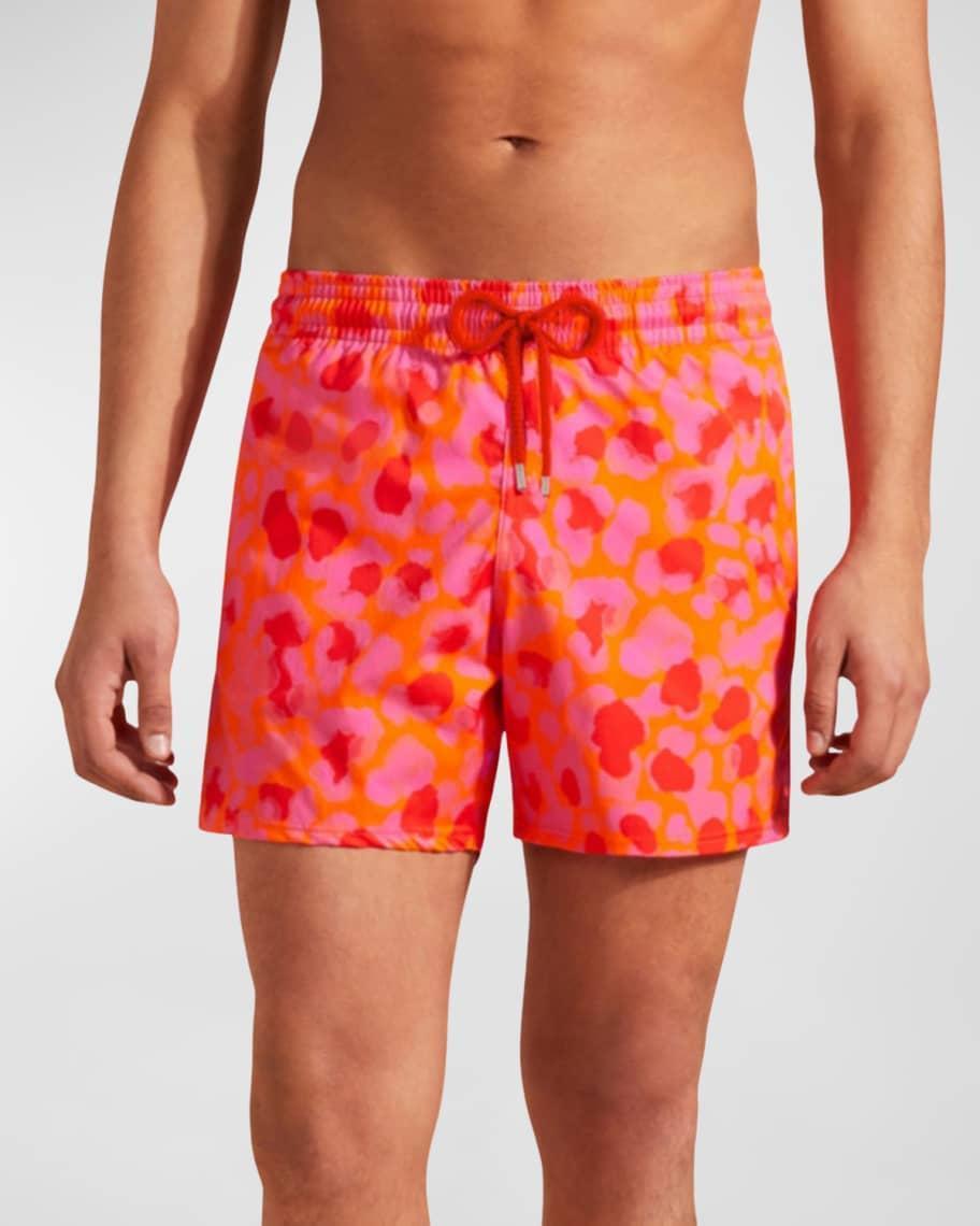 Mens New Leopard Swim Shorts Product Image
