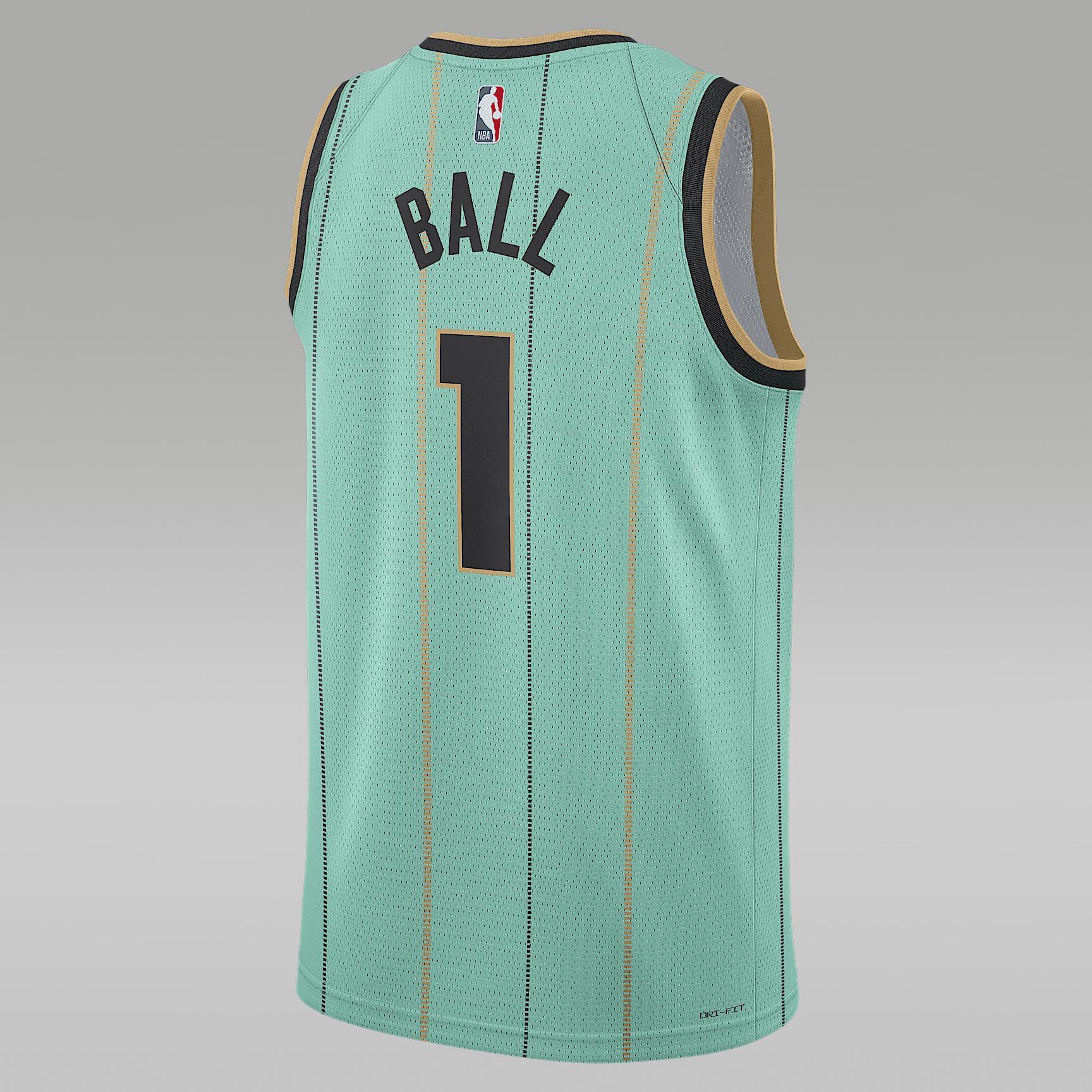 LaMelo Ball Charlotte Hornets 2024/25 City Edition Men's Jordan Dri-FIT NBA Swingman Jersey Product Image