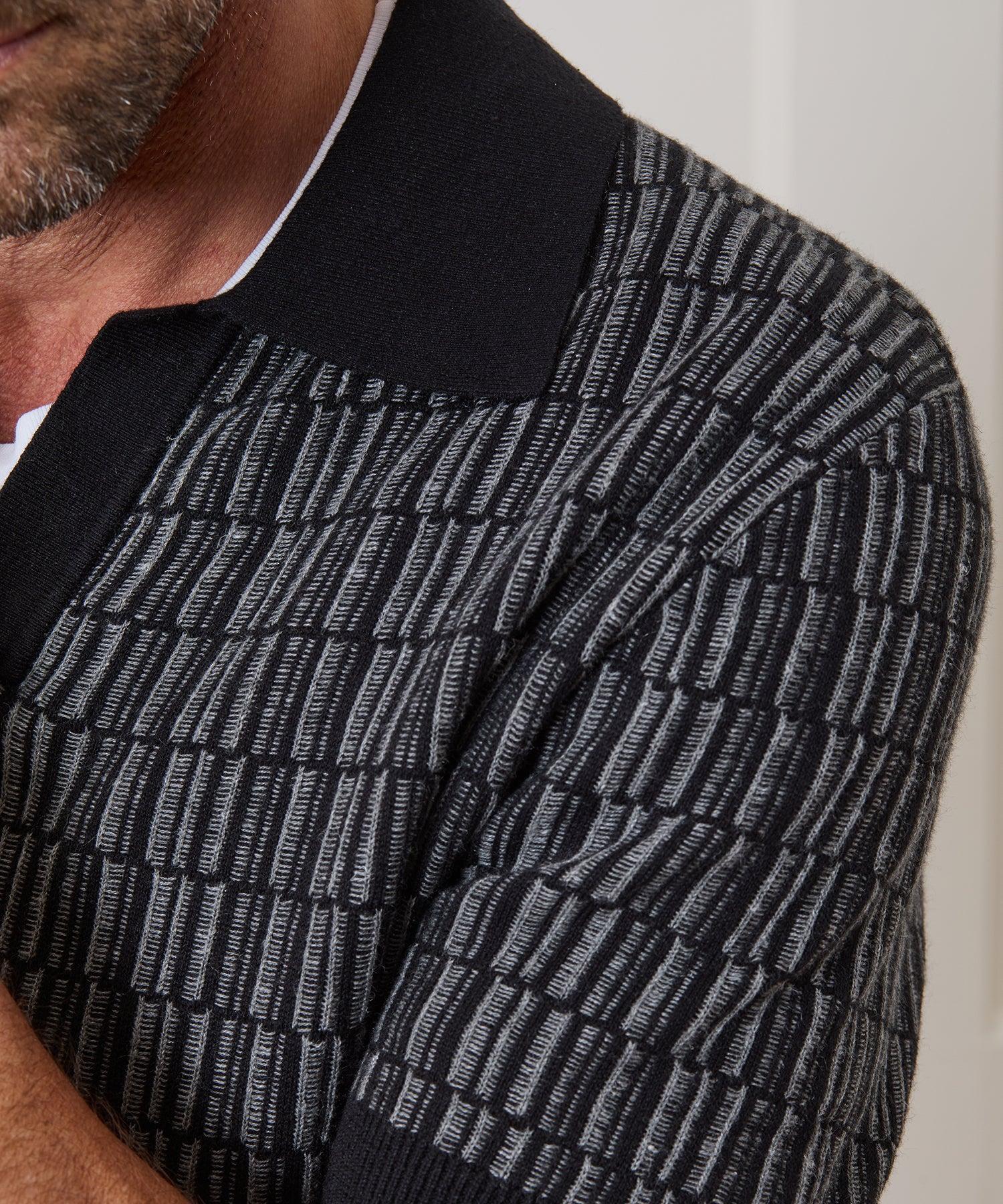 Linen Patterned Montauk Sweater Polo Product Image