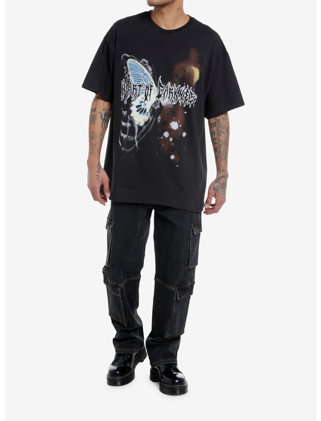 Social Collision® Heart Of Darkness Oversized T-Shirt Product Image