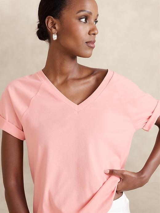 Cotton Raglan T-Shirt Product Image