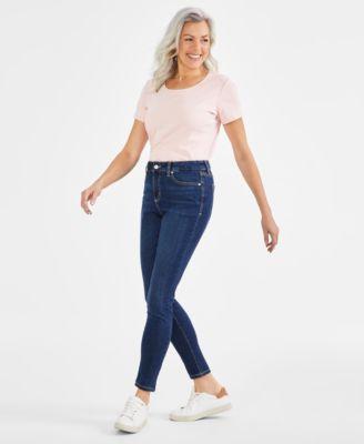 Style & Co Womens Mid-Rise Curvy Skinny Jeans, Created for Macys Product Image