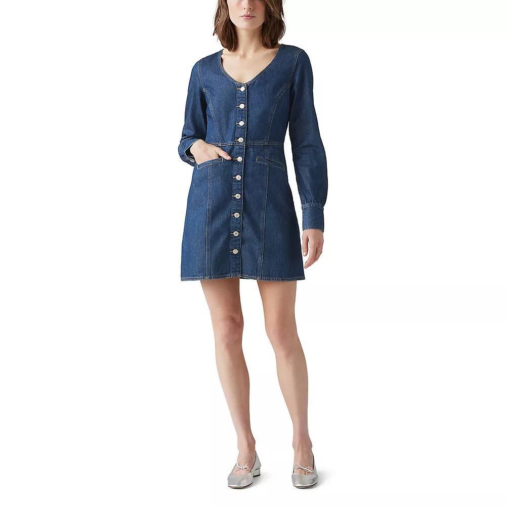 Women's Levi's® Monroe Denim Dress, Size: Medium, Lets  Lost Again Product Image
