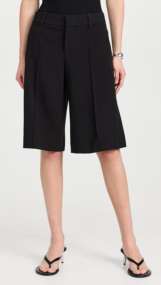 Vince Low Rise Pintuck Shorts | Shopbop Product Image