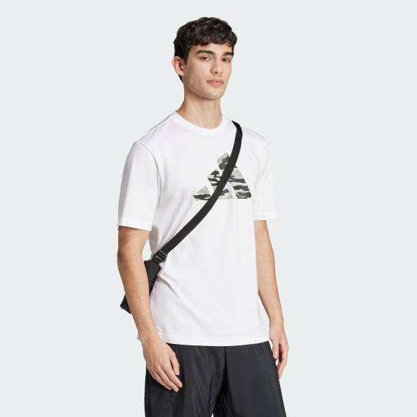 adidas Codes Camo Graphic Tee Olive Strata 2XL Mens Product Image