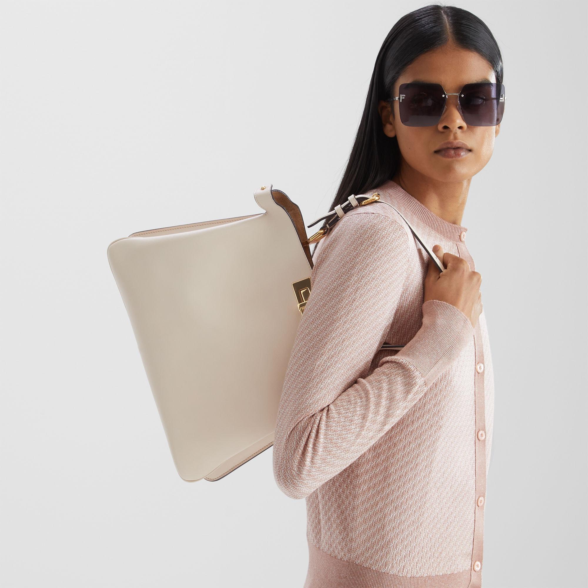 Fendi First CrystalPalladium-finish metal sunglasses Product Image