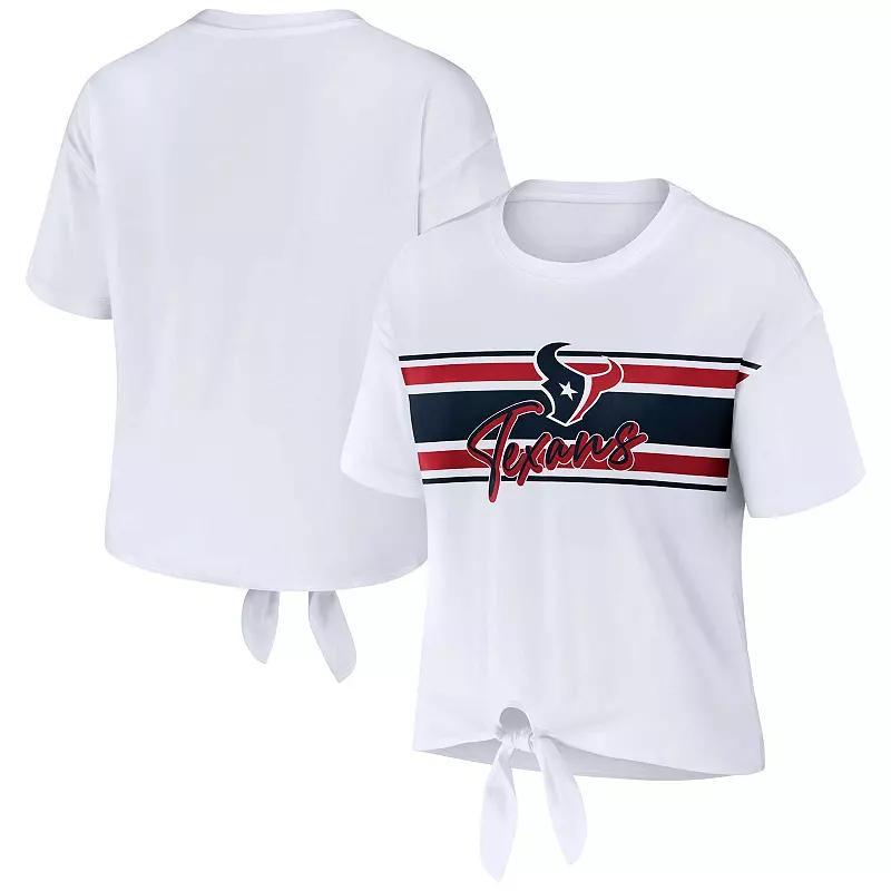 Womens WEAR by Erin Andrews Boston Red Sox Front Tie T-Shirt Product Image