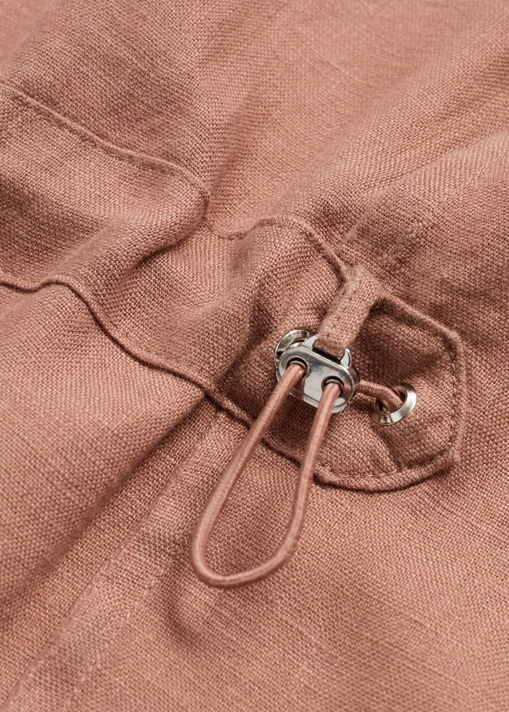 Mango Mens Linen Pockets Detail Overshirt Product Image