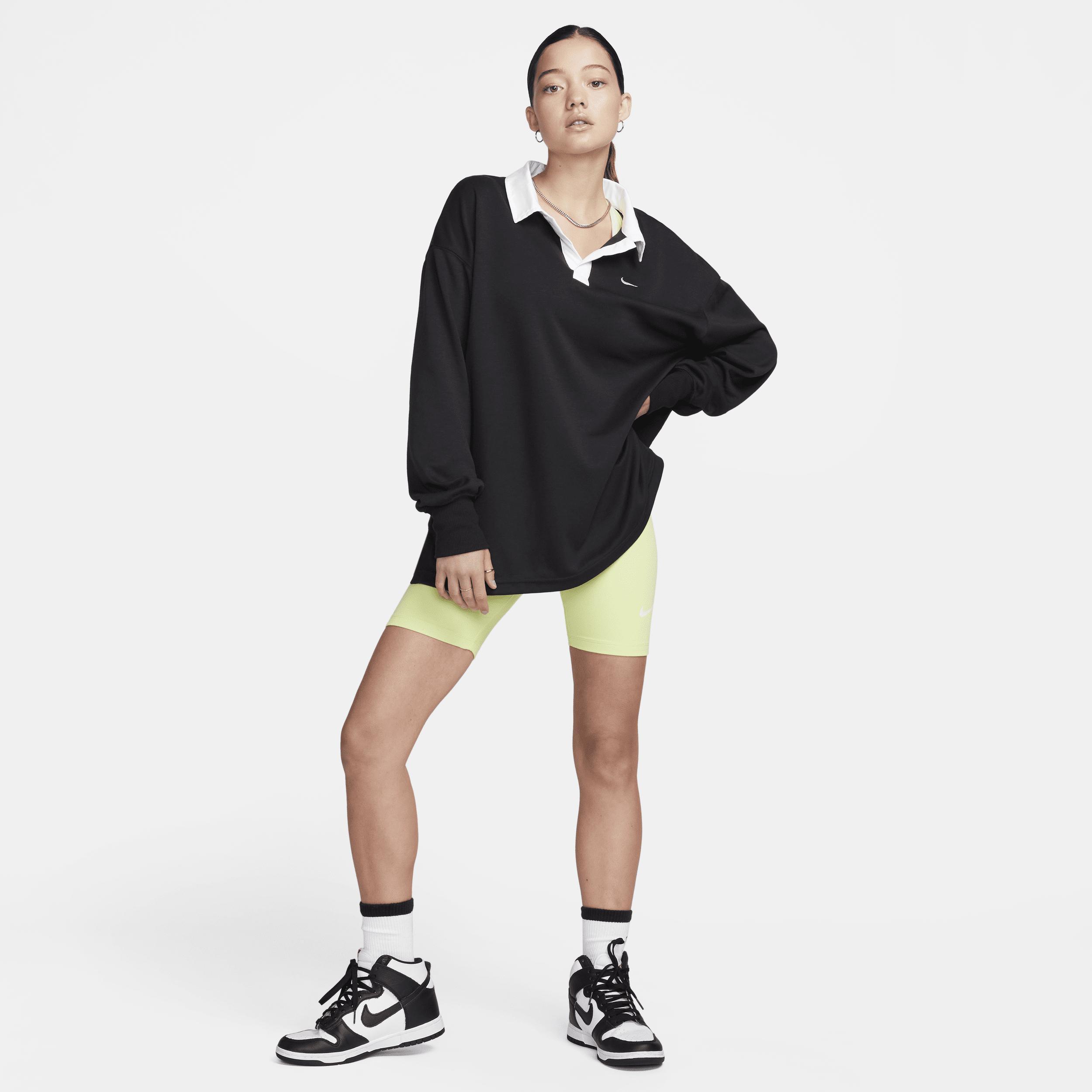 Nike Essential oversized long sleeve polo Product Image