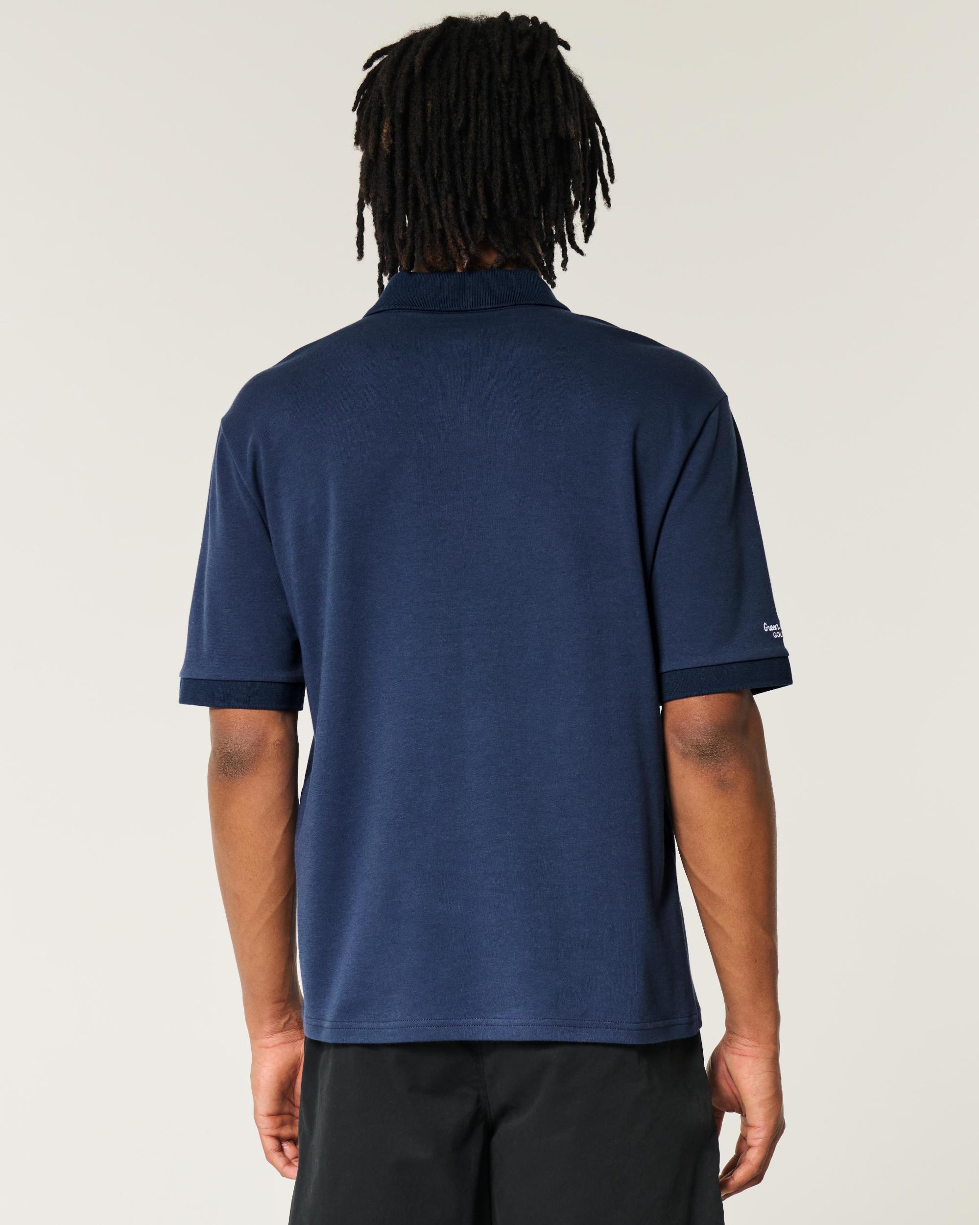 Relaxed Cooling Green & Mellow Golf Club Polo Product Image