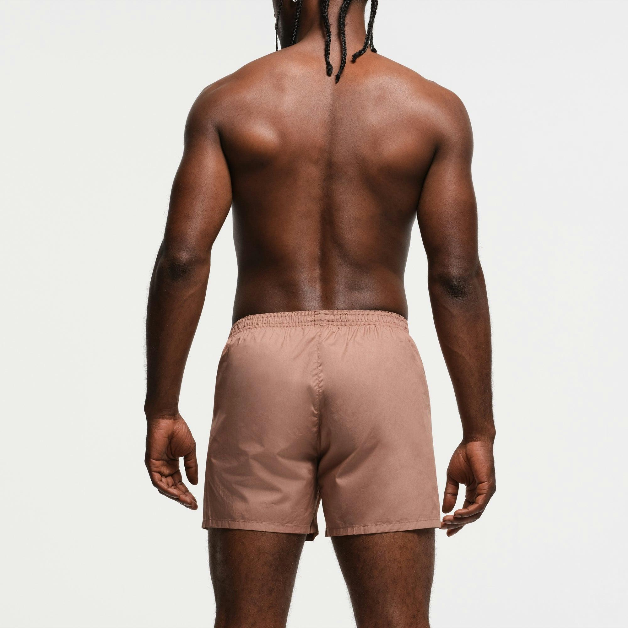COTTON POPLIN MENS BOXER 3-PACK | UMBER MULTI Product Image