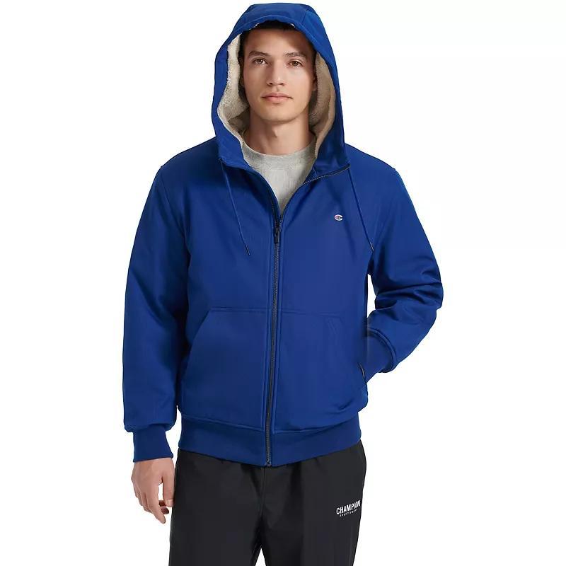 Men's Champion® Sherpa Lined Hoodie, Size: Medium, Rain Green Product Image
