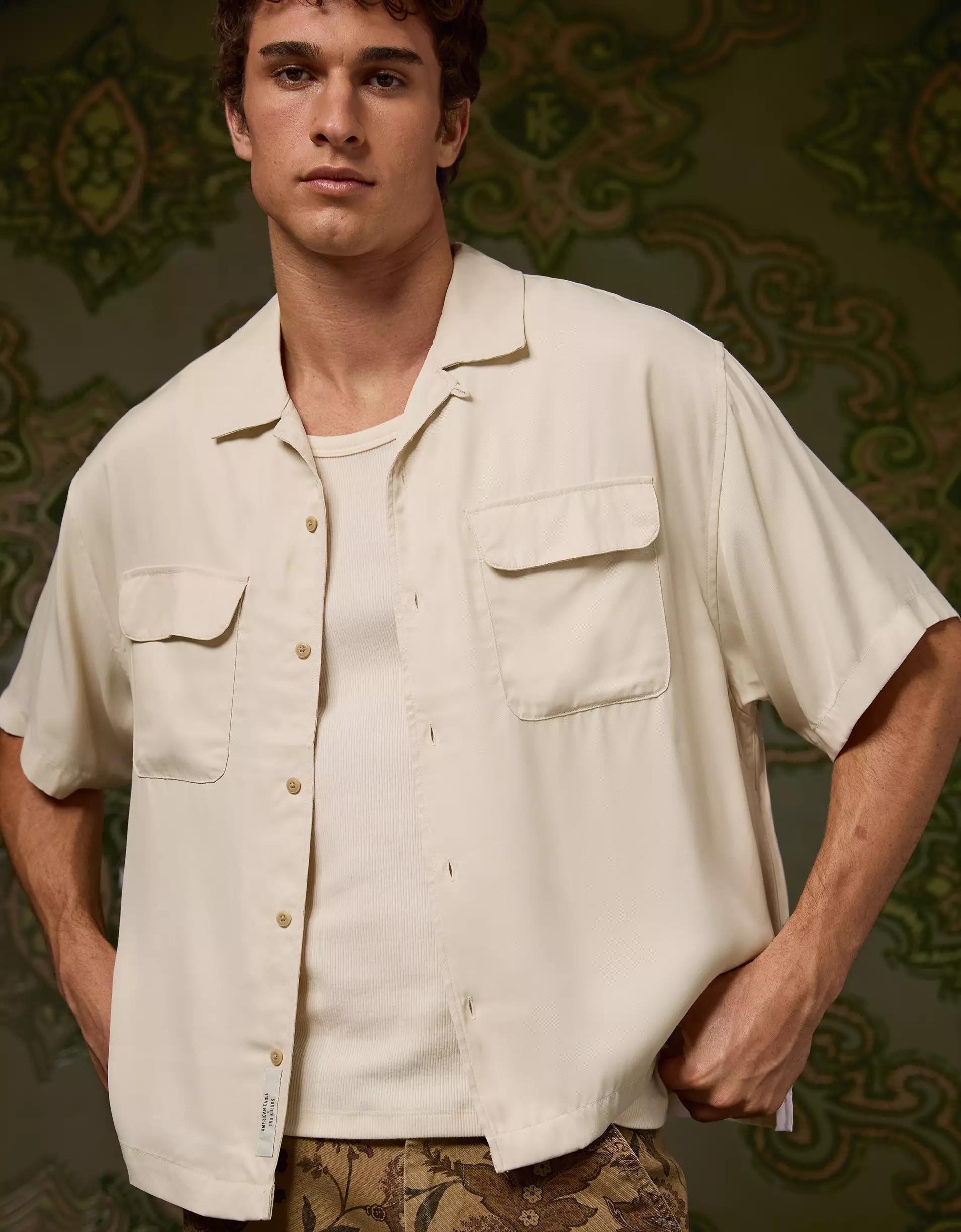 AE x Tru Kolors Short Sleeve Camp Shirt Product Image