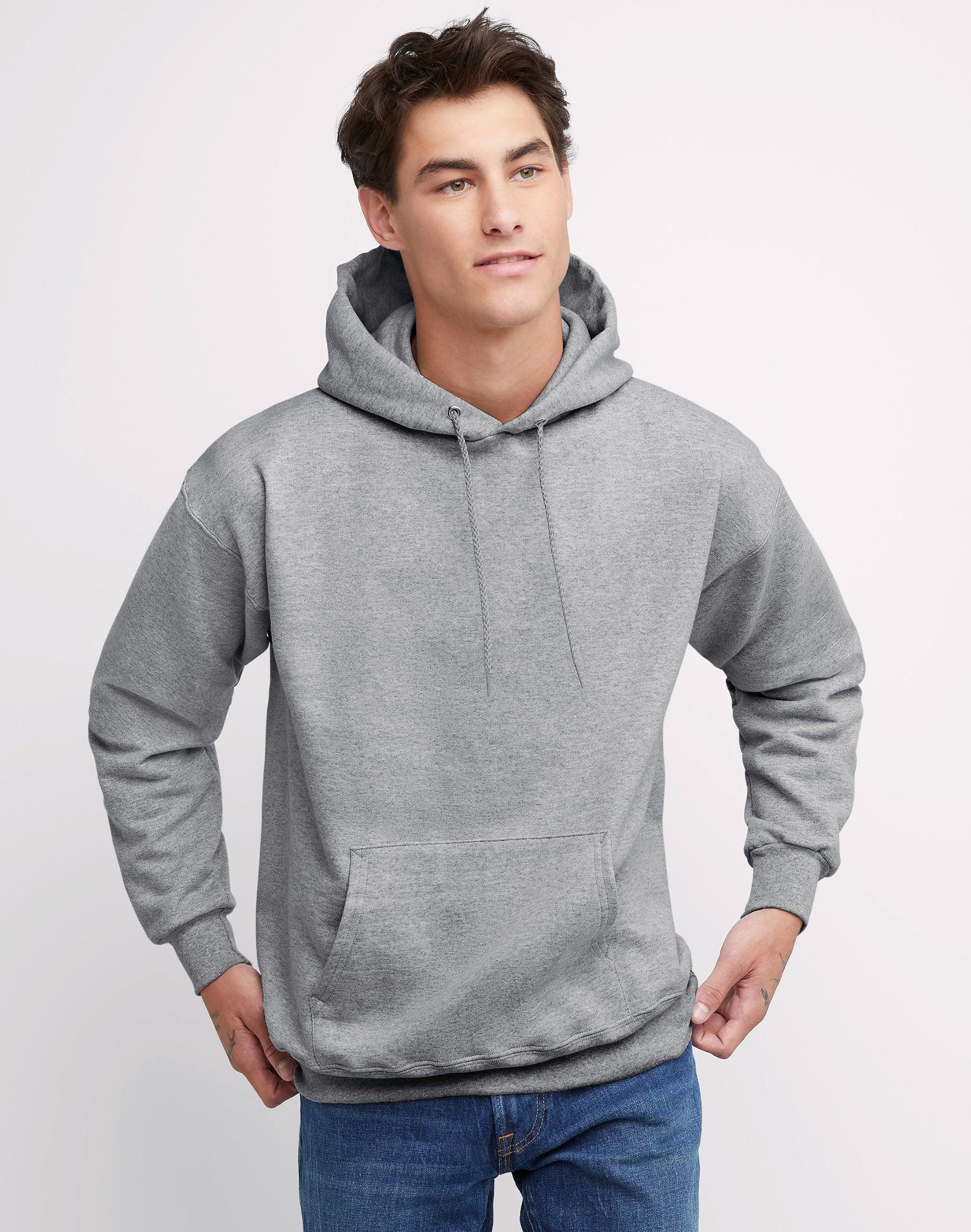 Men's Hanes Ultimate® Fleece Pullover Hoodie, Size: Small, Blue Product Image