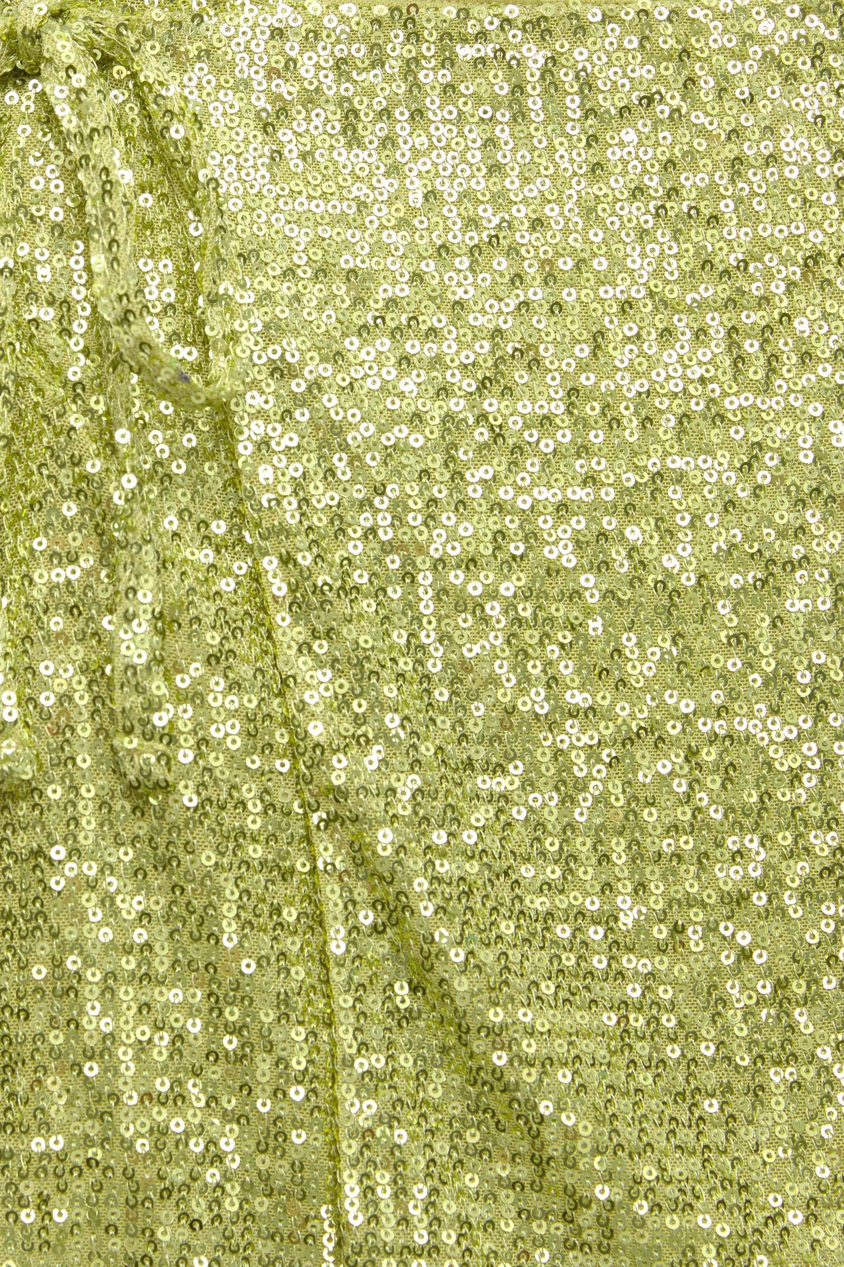 Sequined sarong mini skirt Product Image