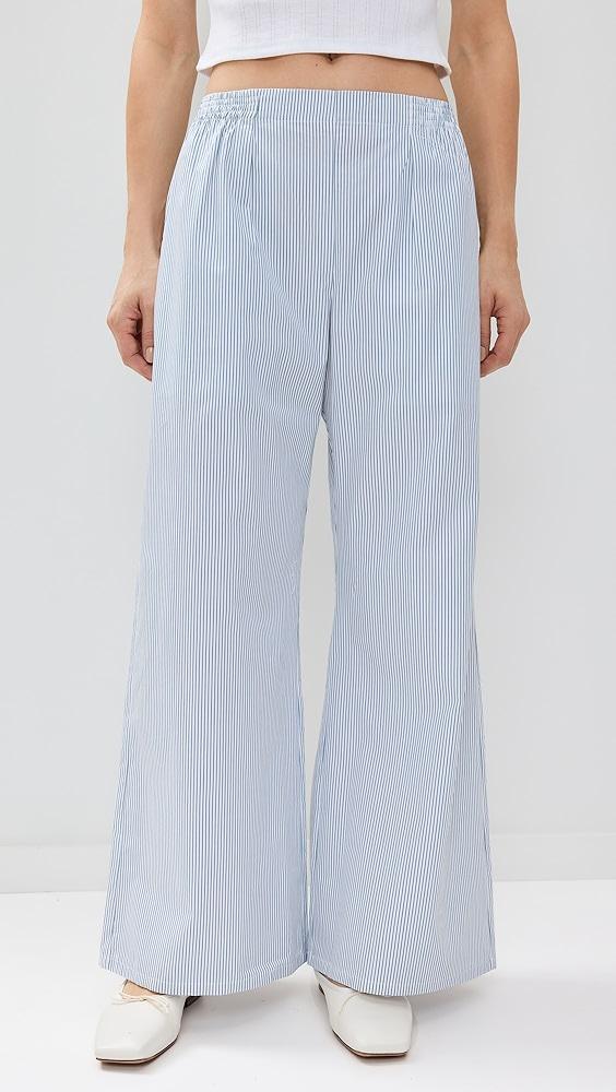 Leset Yoshi Wide Leg Boxer Pants | Shopbop Product Image