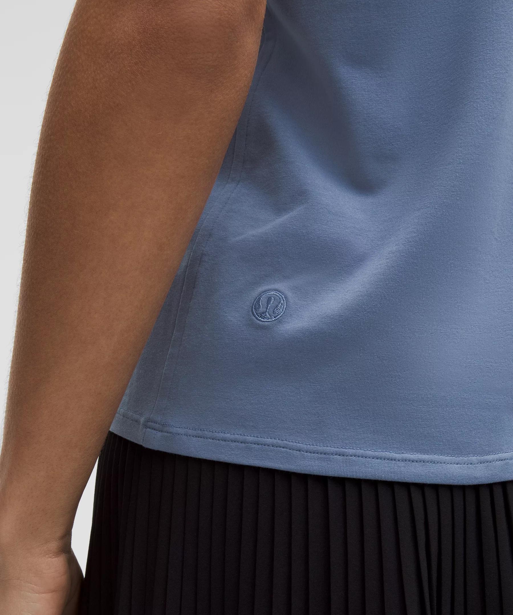 Organic Cotton Straight-Hem Crewneck T-Shirt Product Image