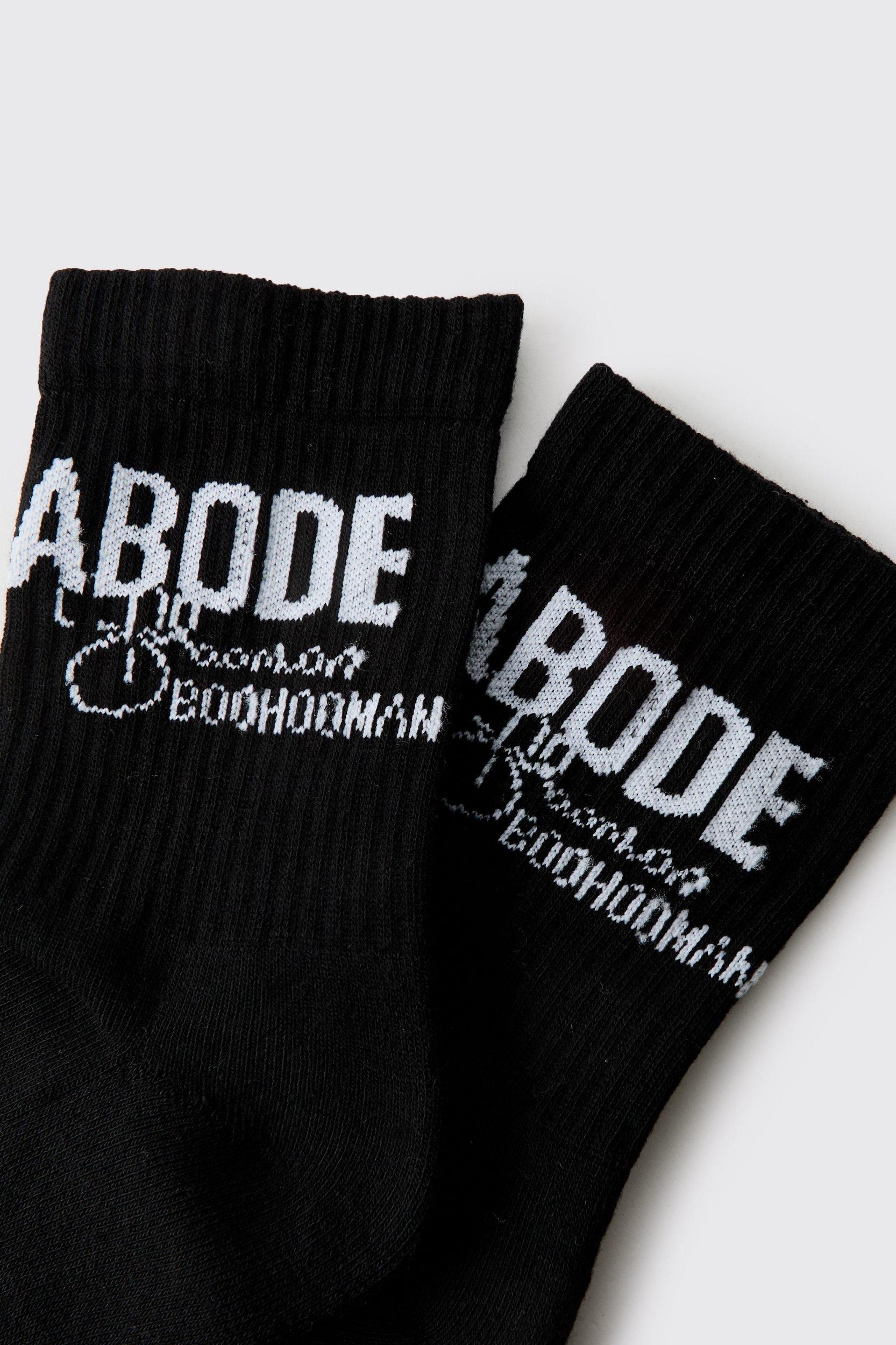 Abode Mid Length Sock | boohooMAN USA Product Image