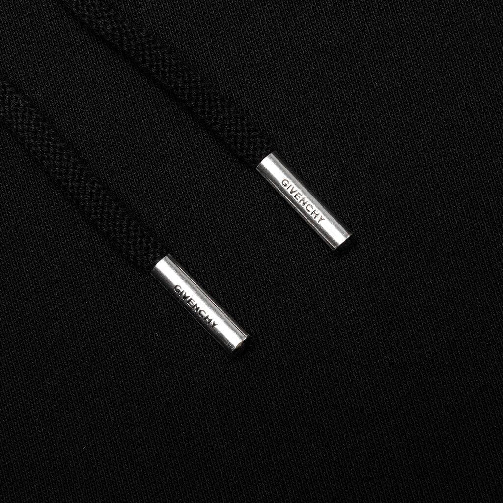 Classic Fit Hoodie w/ Reverse Print - Black Male Product Image