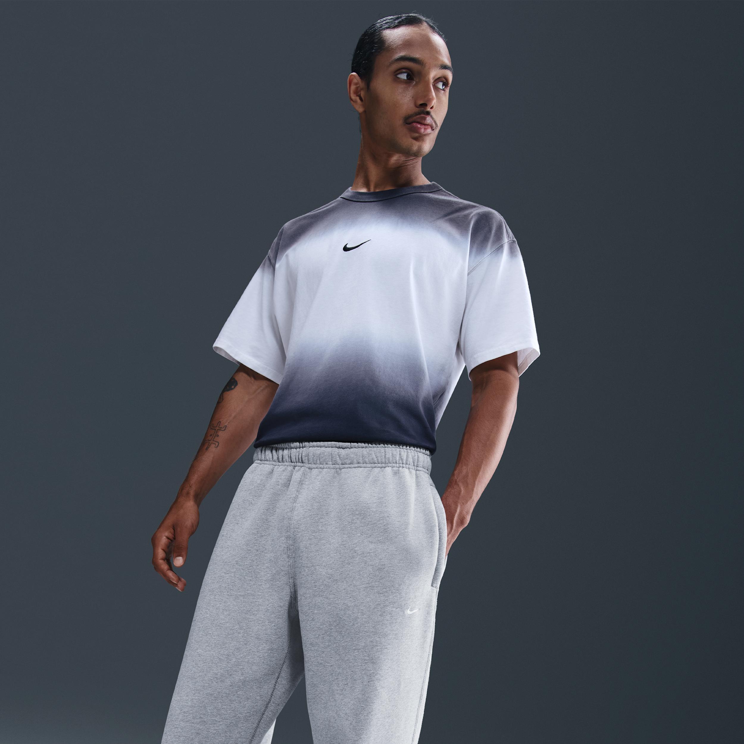 Nike Men's Solo Swoosh Fleece Open-Hem Pants Product Image