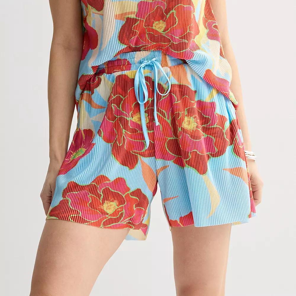 Womens INTEMPO Plisse Shorts Product Image