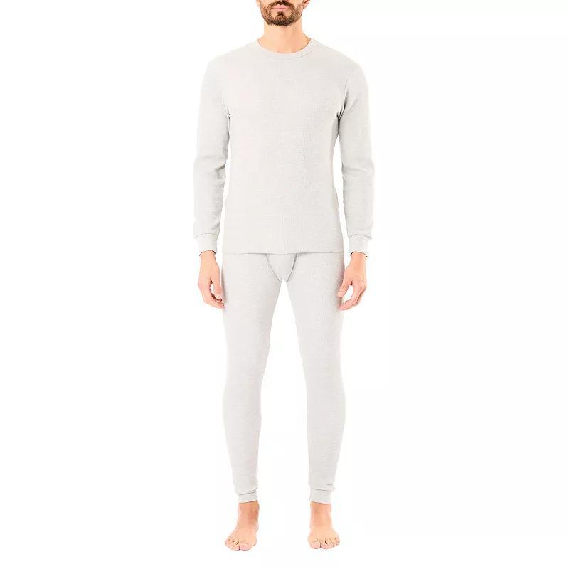 Men's Smith's Workwear 2-piece Thermal Set, Size: Small, Grey Gray Product Image
