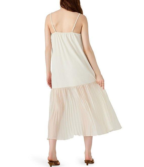 Steve Madden Ember Sweetheart Sleeveless Midi Dress Product Image