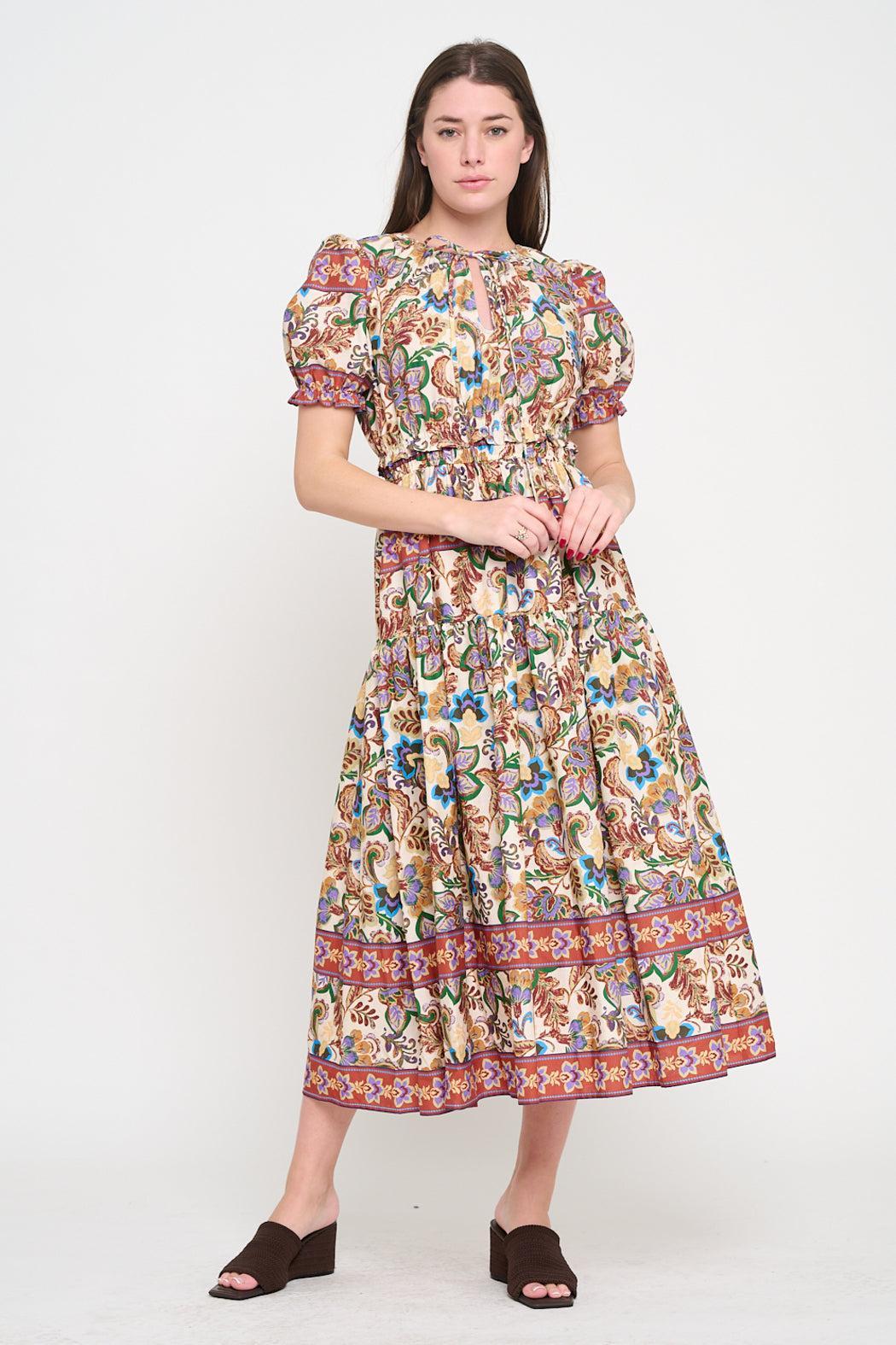 Regal Tapestry Maxi Dress Product Image