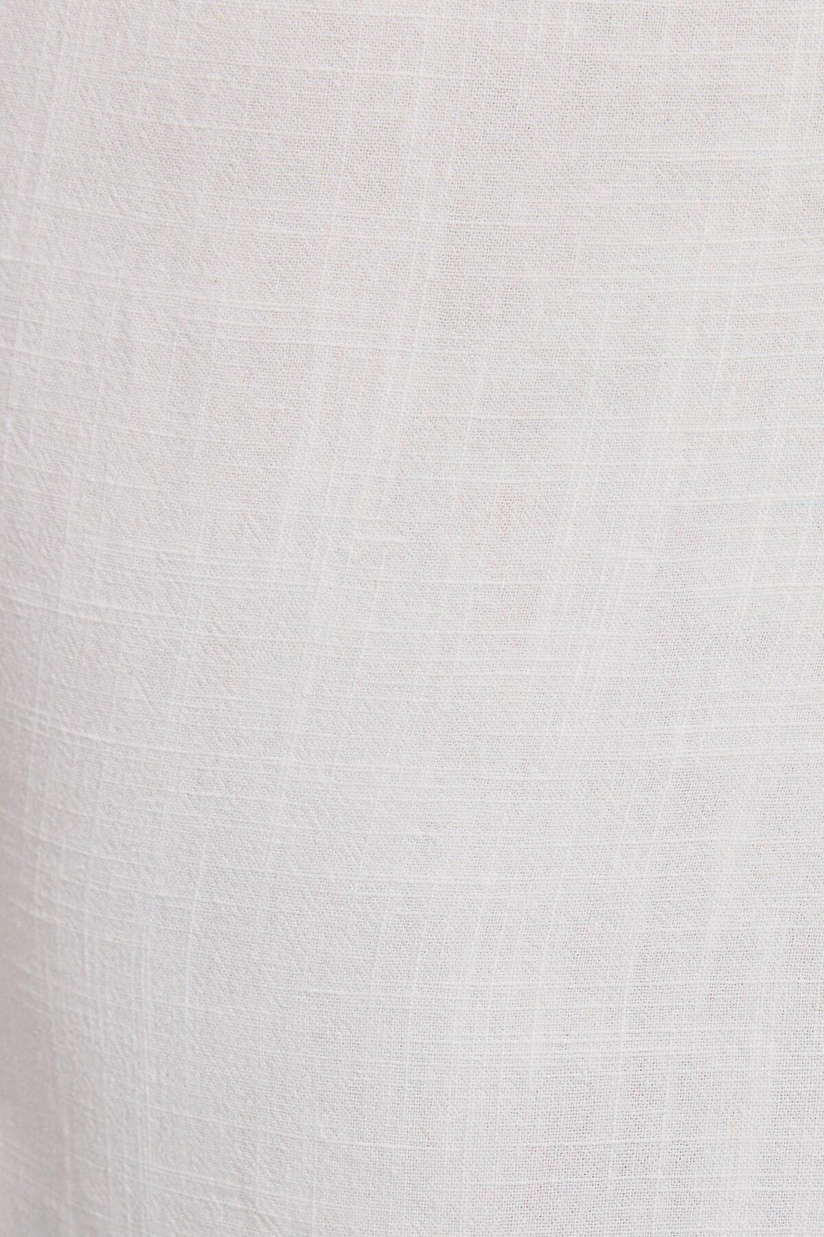 Linen Tie Front Tank Top Product Image