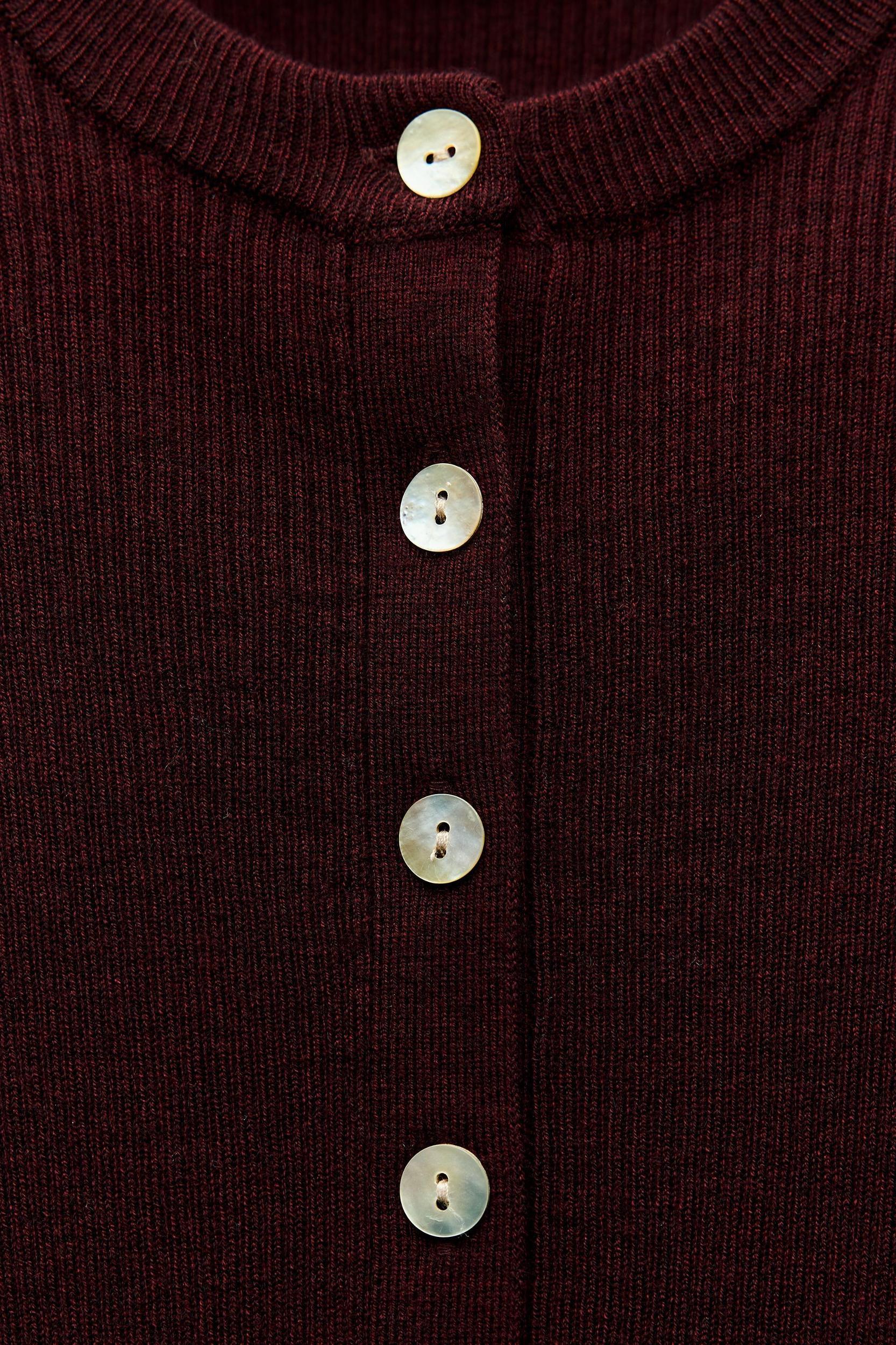 FINE KNIT WOOL SKIRT Product Image