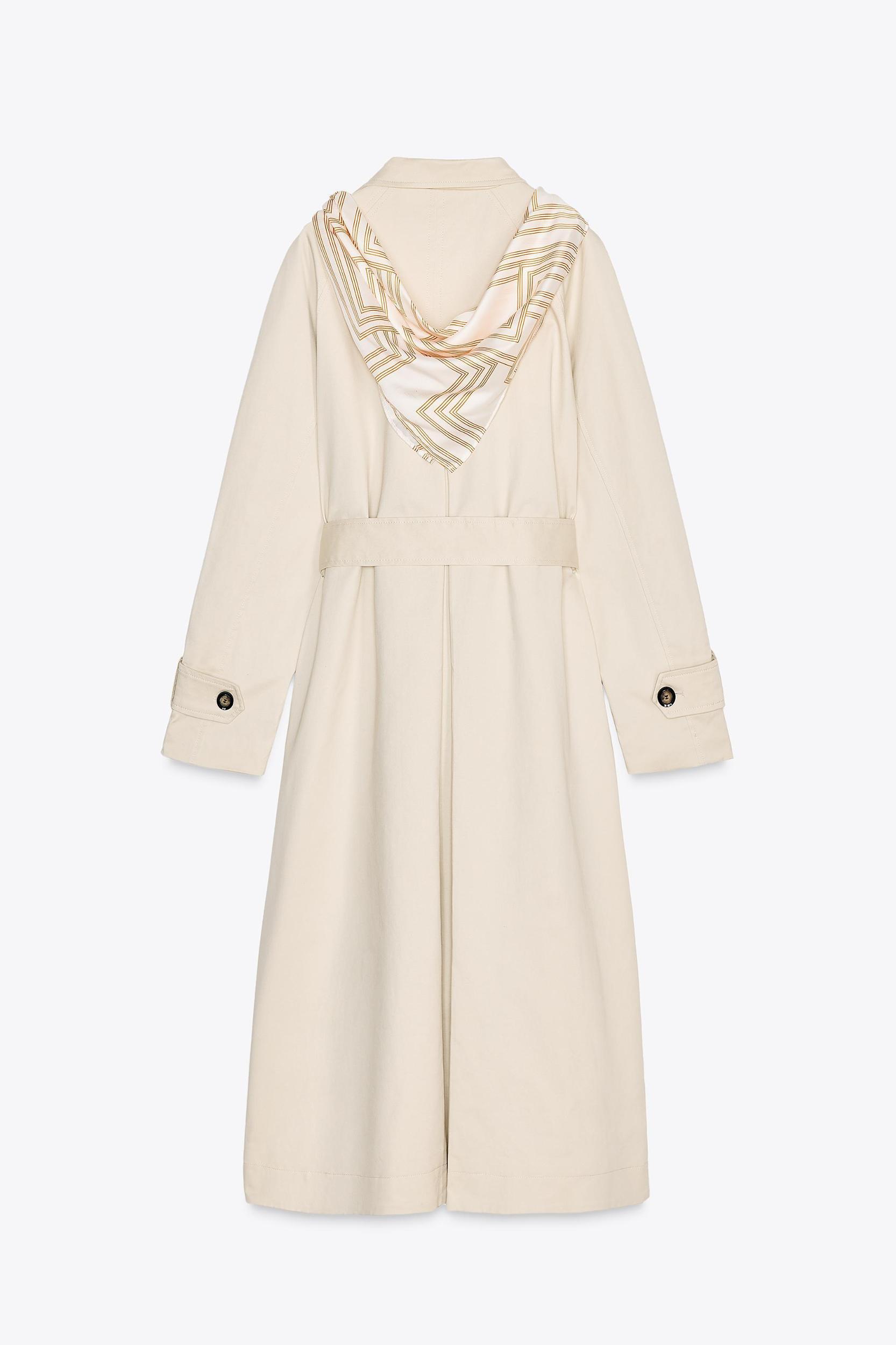 LONG SCARF TRENCH COAT Product Image