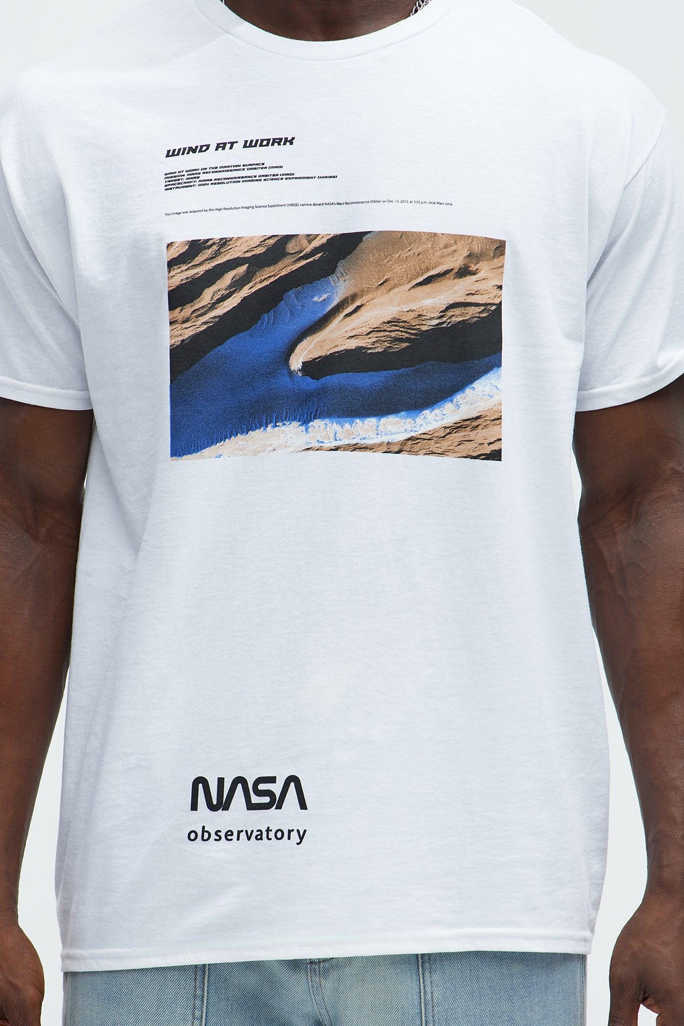 NASA Wind At Work Short Sleeve Tee - White Product Image