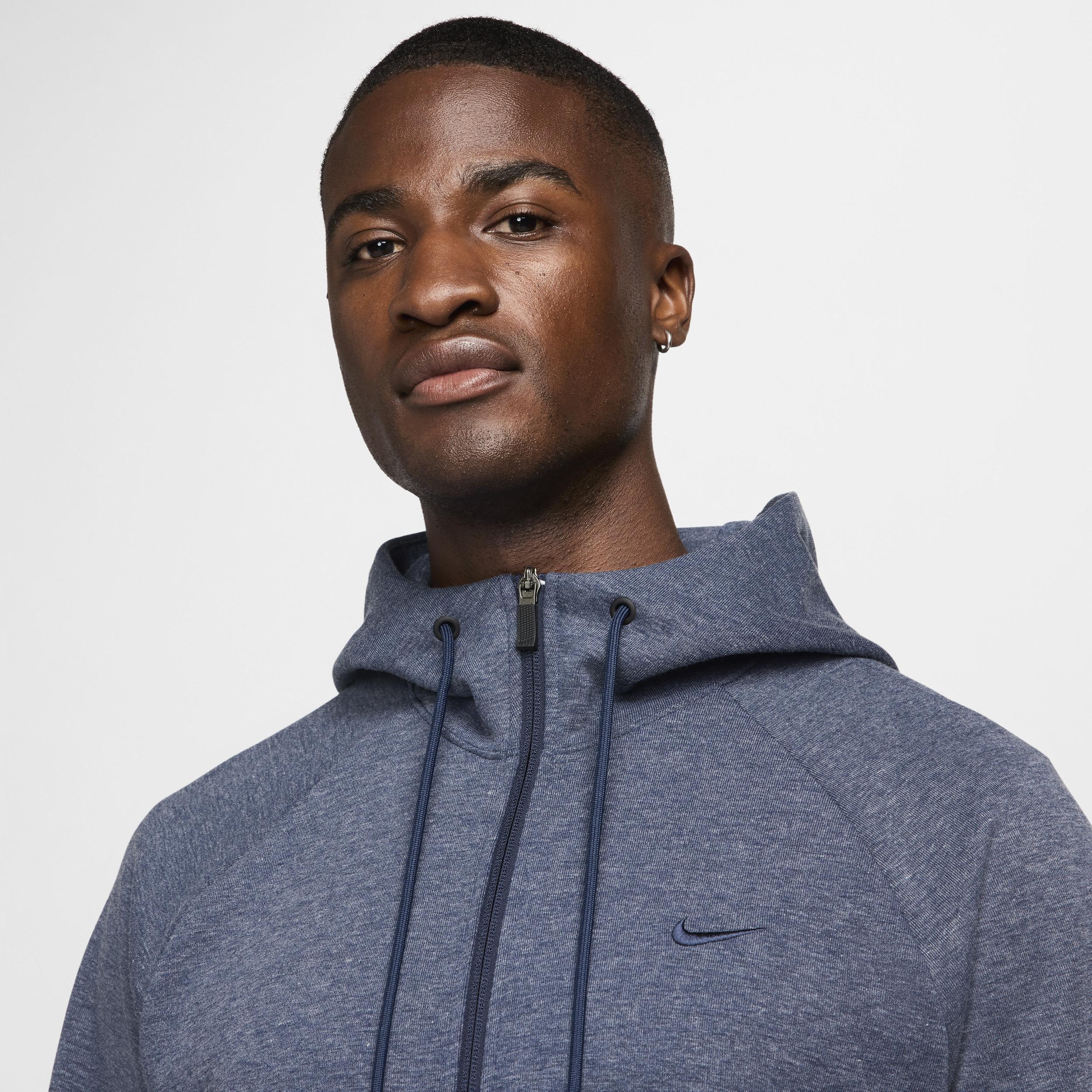 Nike Men's Primary Fleece Dri-FIT UV Full-Zip Performance Hoodie Product Image