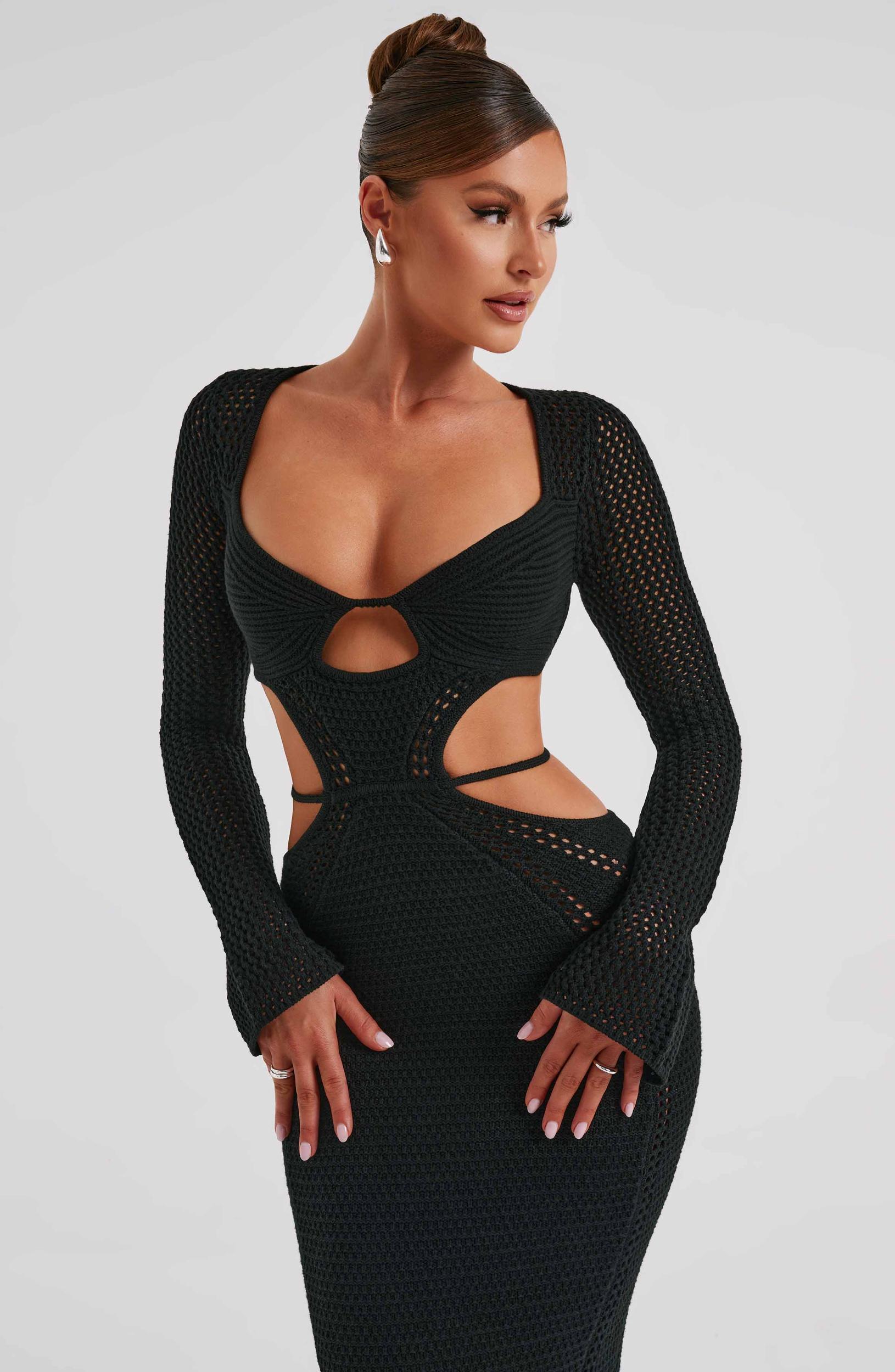Nadine Maxi Dress - Black Product Image