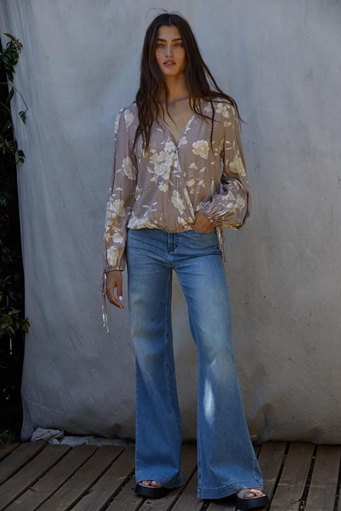 Long Sleeve Floral Top Product Image