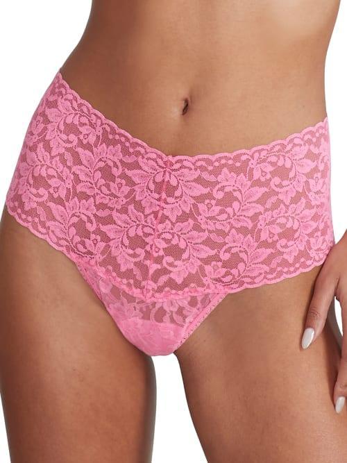 Retro Signature Lace Thong Product Image