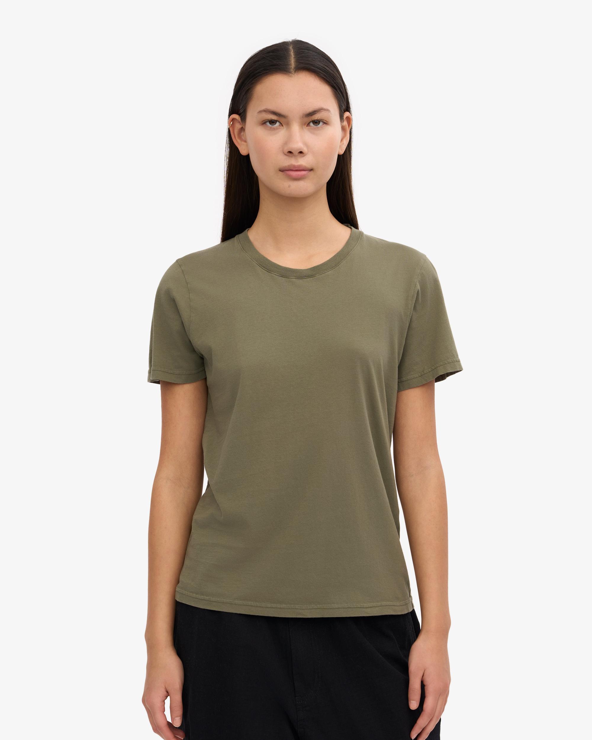Women Light Organic Tee - Red Tangerine Product Image