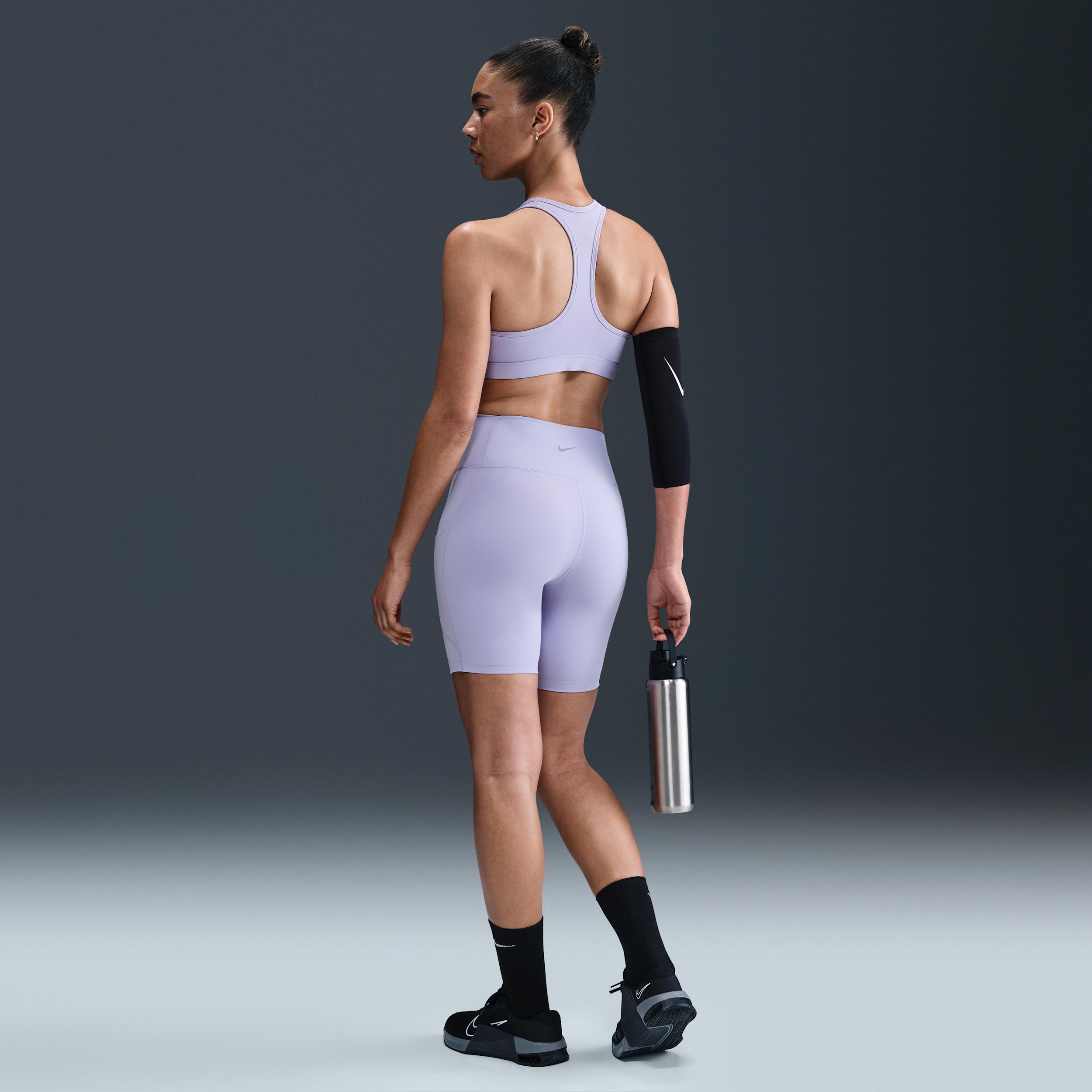 Nike Women's One High-Waisted 8" Biker Shorts with Pockets Product Image