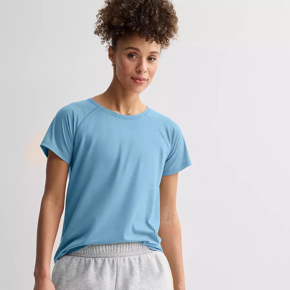 Women's Tek Gear® Core Raglan Tee, Size: XXL, Ultimate Gray Product Image