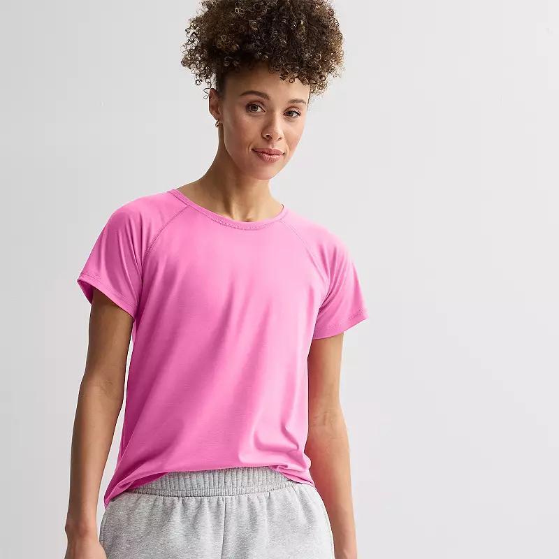 Women's Tek Gear® Core Raglan Tee, Size: XXL, Ultimate Gray Product Image