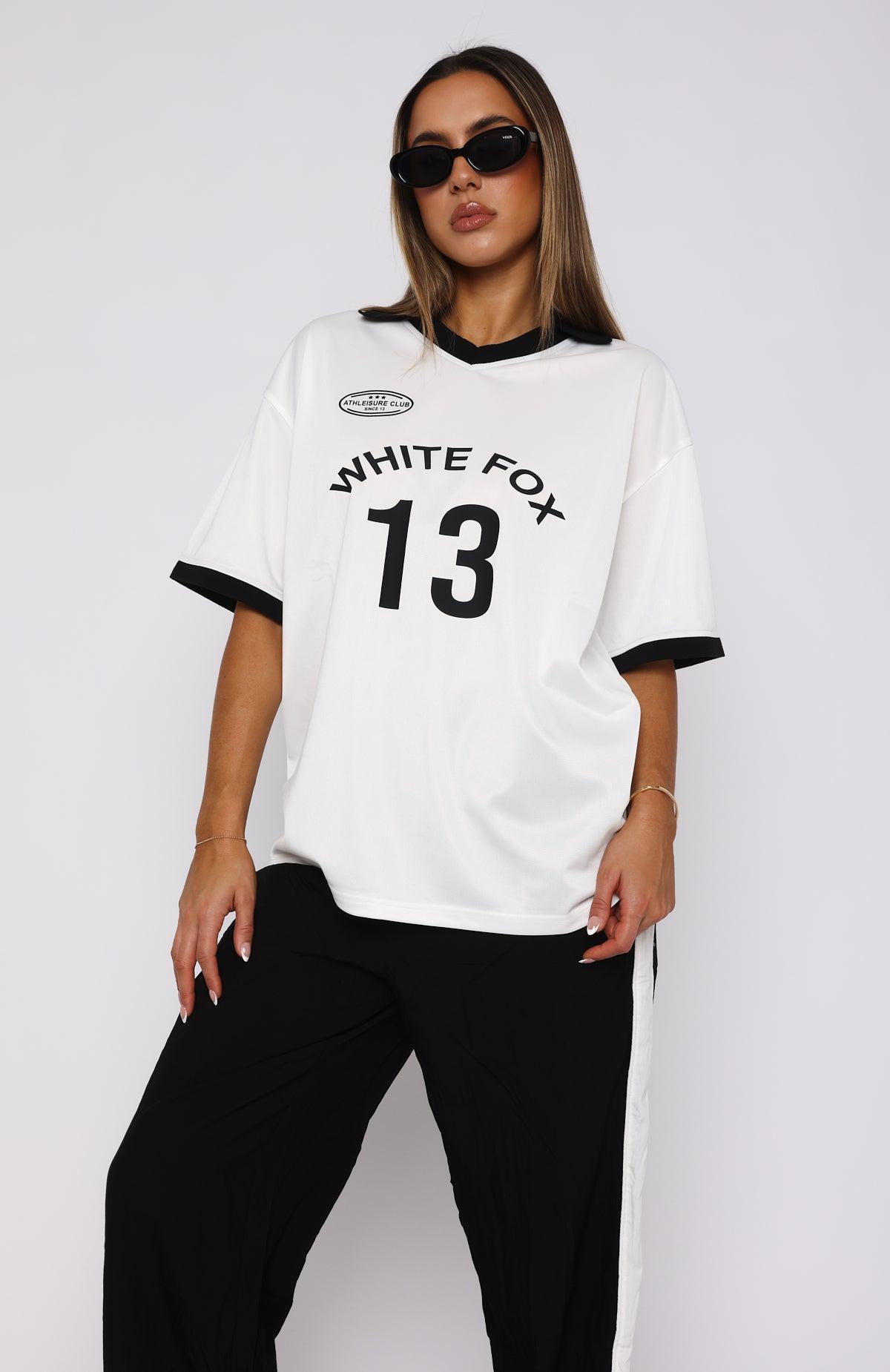 Take The Chance Oversized Jersey White Product Image