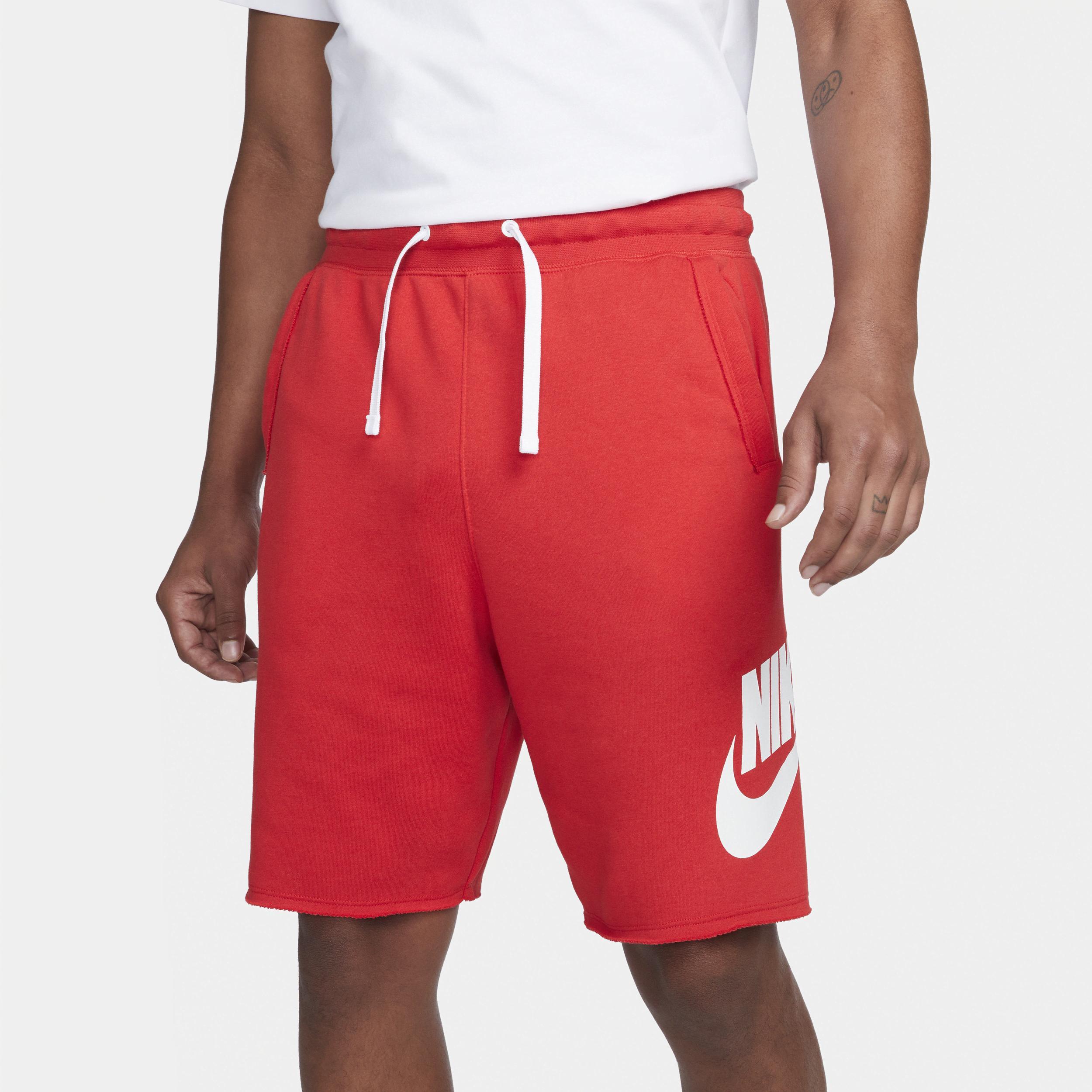 Nike Mens Nike Club Alumni Shorts - Mens Red/White Product Image