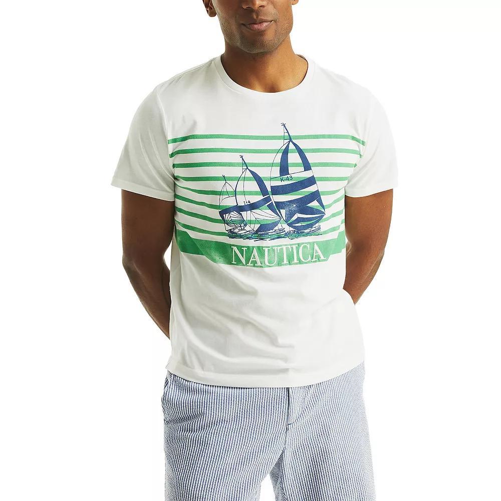 Men's Nautica Graphic T-Shirt, Size: XL, Sailboat Stripe Product Image