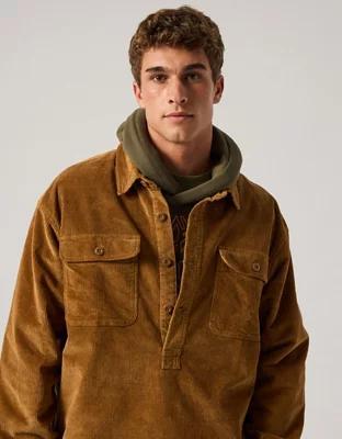Timberland x AE Corduroy Popover Shirt Product Image