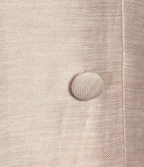 Calvin Klein Twill Long Sleeve Flap Pocket V-Neck Blazer Product Image