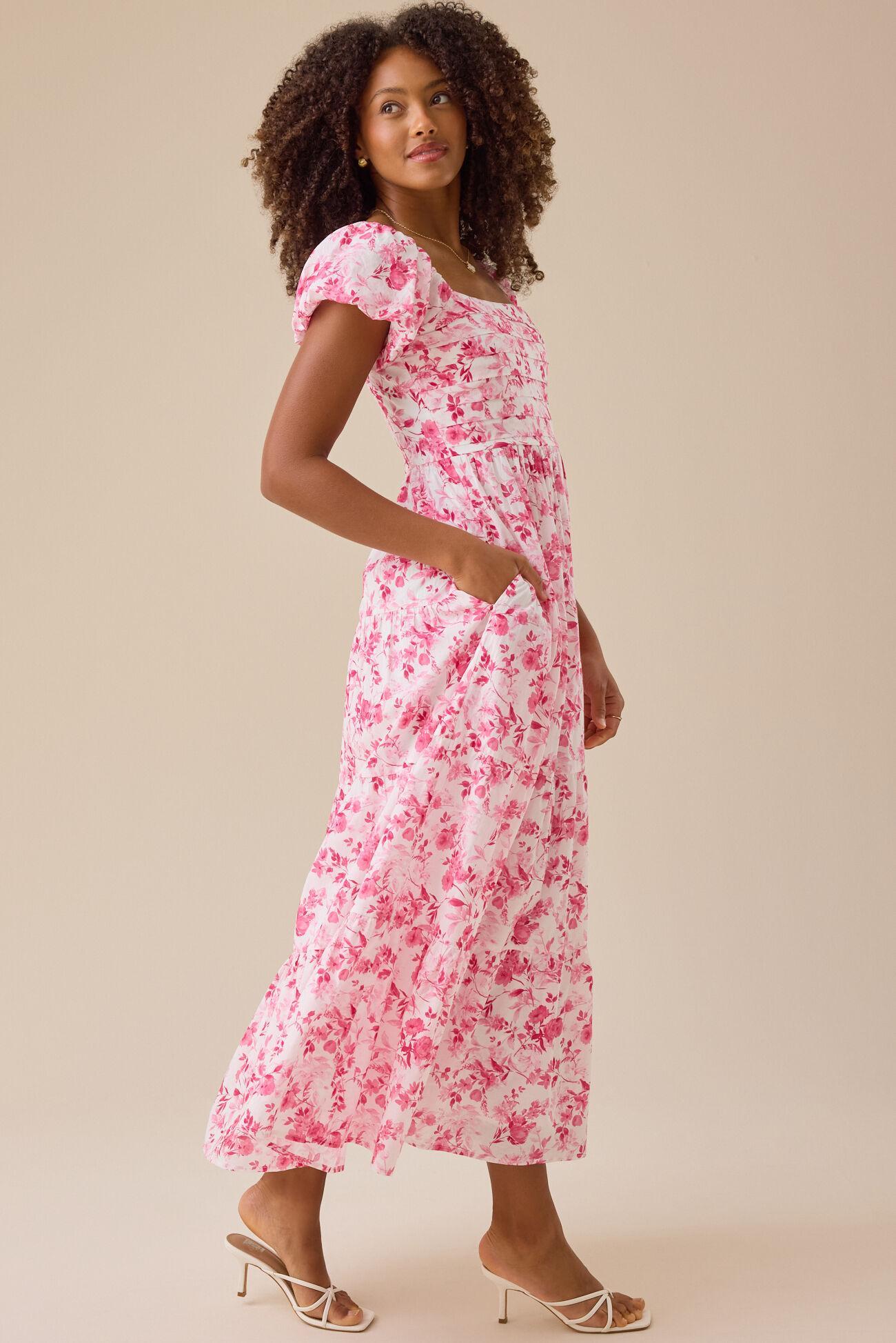 Adeline Floral Maxi Dress Product Image