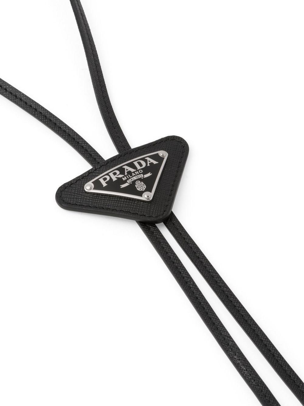 Saffiano leather bolo tie Product Image