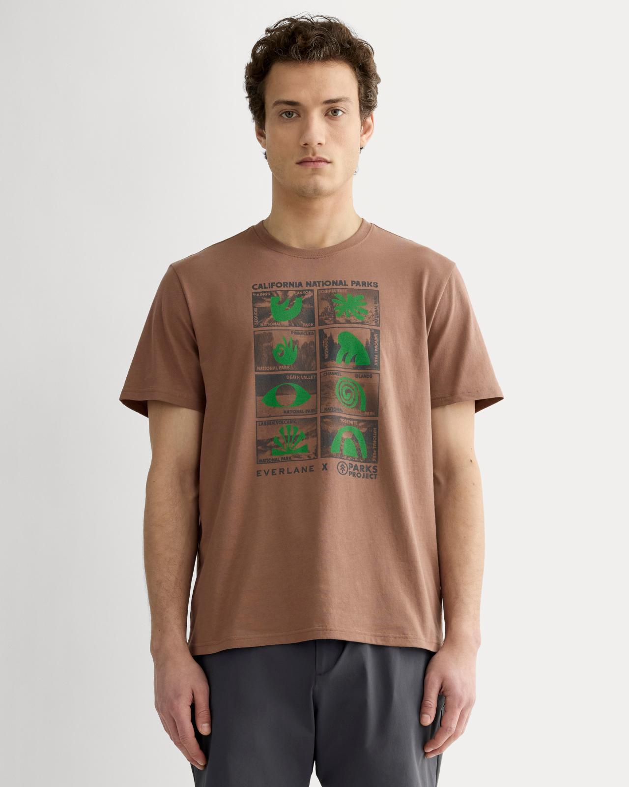 Mens Everlane x Parks Project Essential Organic Crew T-Shirt by Everlane Product Image
