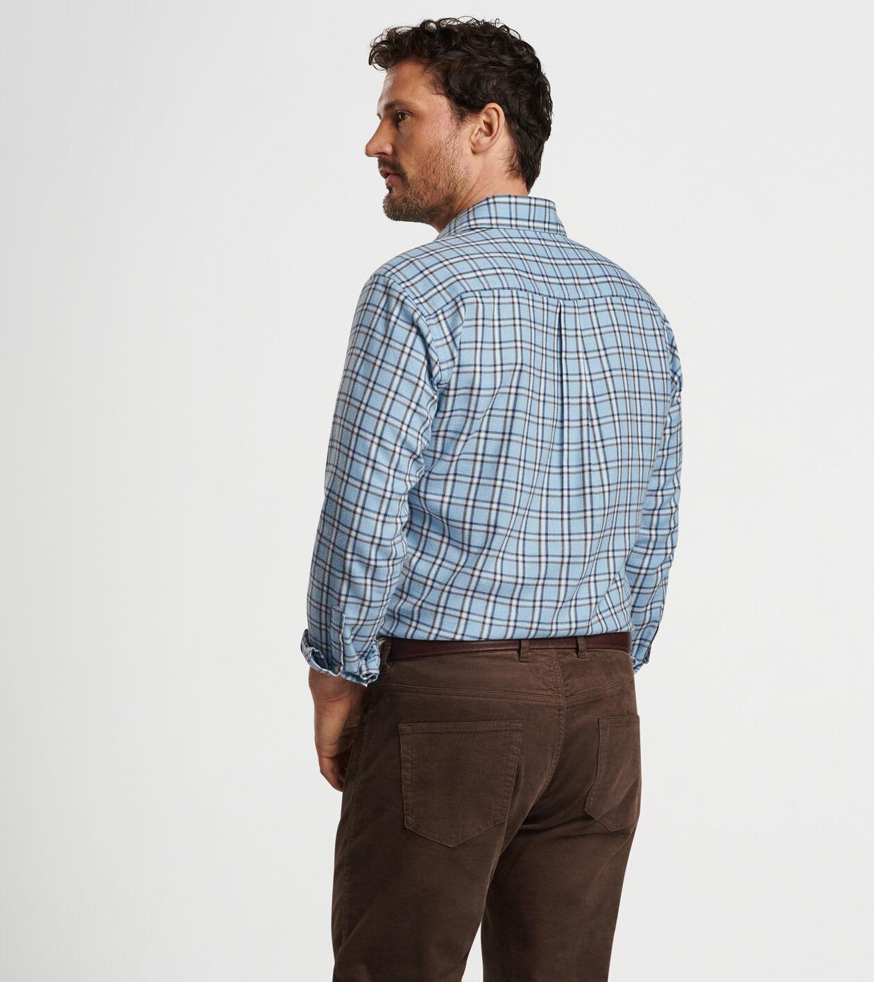 Nelson Flannelite Cotton-Stretch Sport Shirt Product Image
